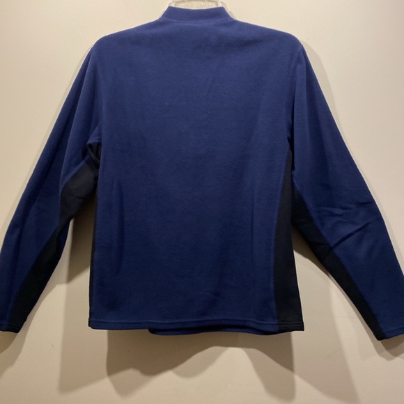 (M) North Face men’s (unisex) half zip, navy fleece - Picture 4 of 5